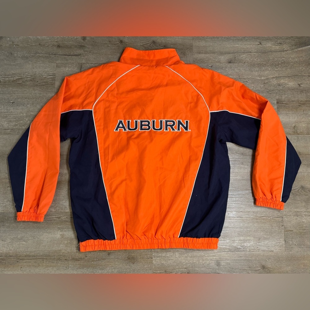 58 Sports Auburn University Half-Zip Windbreaker Jacket, XL - Picture 2 of 7